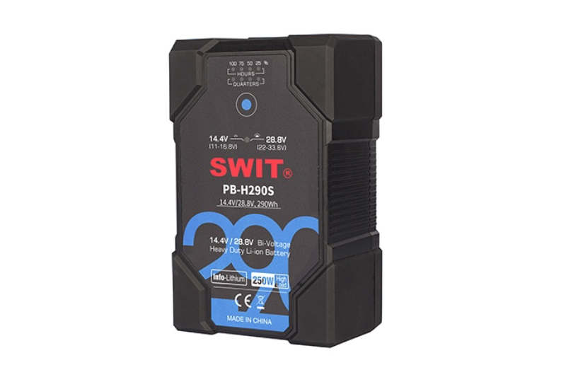 Swit Bi-Voltage V-Mount Akku 290 Wh